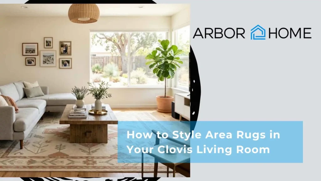 How to Style Area Rugs in Your Clovis Living Room
