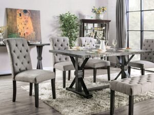 Alfred 6 Pc Dining Table Set w/ Bench