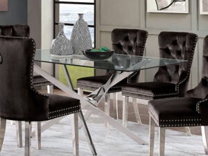 Silveria 7 Pc Dining Table Set