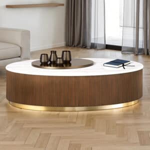 Virden Oval Cocktail Table